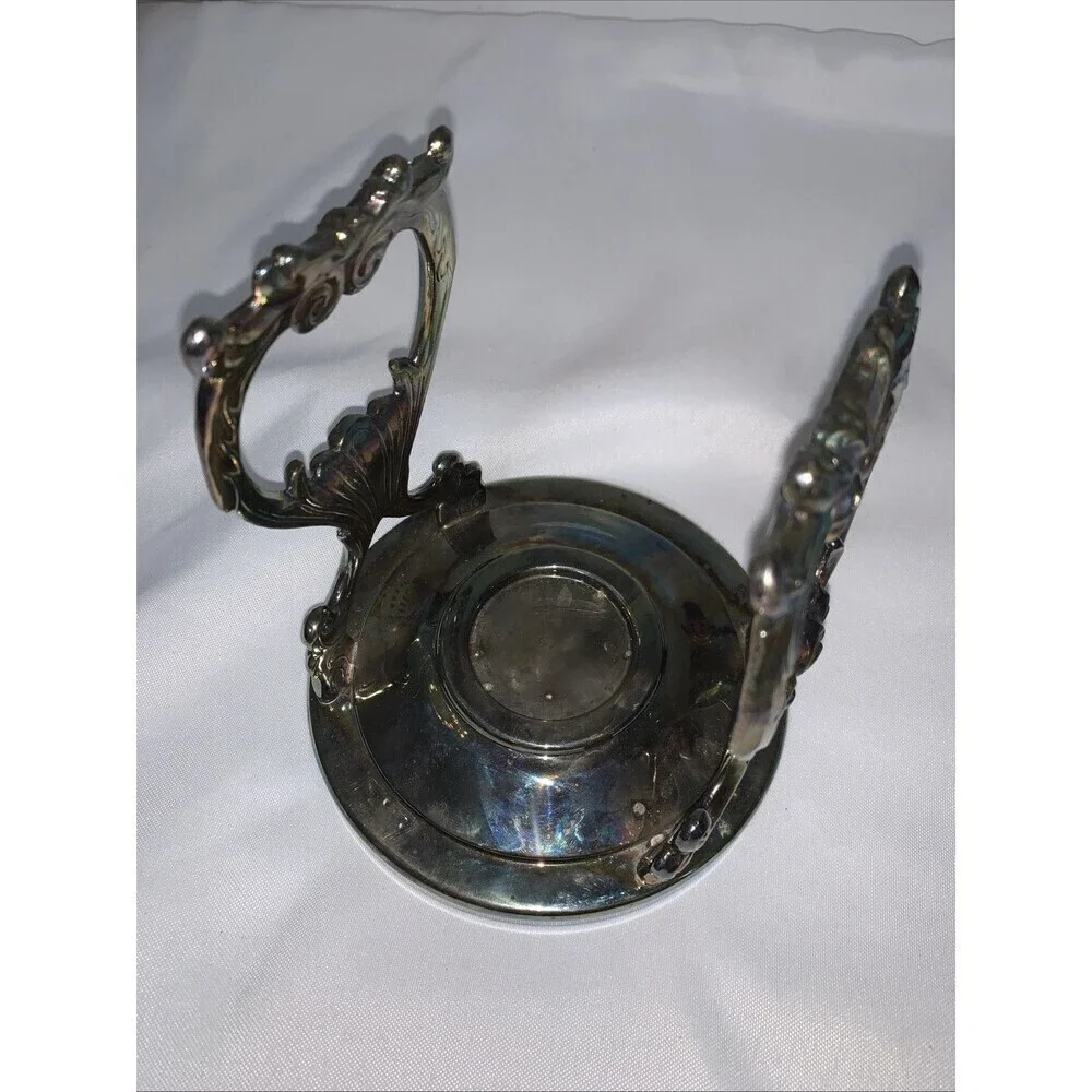 Vintage Sheridan Silver Plated Graby Warmer Or Candle Warmer (Stand Only )